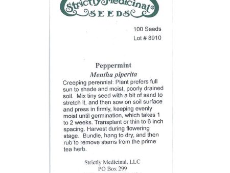 Peppermint Seeds on Sale