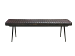 Partridge Cushion Bench Espresso And Black Online Hot Sale