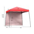 10 x 10 Feet Pop Up Tent Slant Leg Canopy with Roll-up Side Wall on Sale