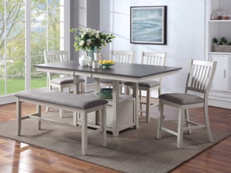 Buford Counter Height Dining Set 6 PC Fashion