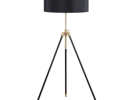 Zabka Tripod Floor Lamp Black And Gold Online