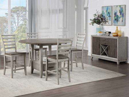 Abacus Counter Drop-Leaf Dining Set Online Hot Sale