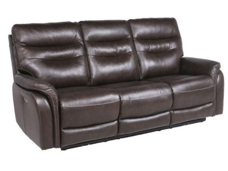 Fortuna Leather Dual Power Reclining Sofa Online