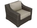 Jones Lounge Chair with Half-Round Resin Wicker Fashion