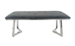 Beaufort Upholstered Tufted Bench Dark Grey Online