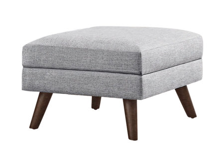 Churchill Ottoman With Tapered Legs Grey Online Hot Sale