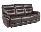 Fortuna 3-Piece Dual-Power Leather Reclining Set(Sofa, Loveseat & Chair) Online Sale