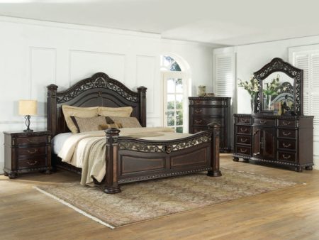 Monte Carlo Queen 4-Piece Set(Queen Bed DR MR NS) Fashion