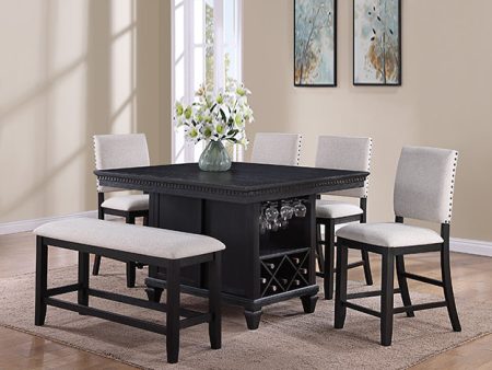 Regent Charcoal Black Counter Height Dining Set Online