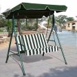 Loveseat Patio Canopy Swing Glider Hammock Cushioned Steel Frame Bench Outdoor Patio Swing Garden Furniture For Cheap