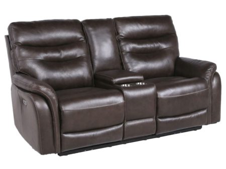 Fortuna Dual-Power Reclining Console Loveseat Online Hot Sale