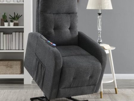 Tufted Upholstered Power Lift Recliner Discount