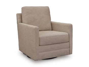 Freybourne Next-Gen Nuvella Swivel Accent Chair For Sale