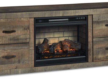 Trinell TV Stand with Electric Fireplace Online