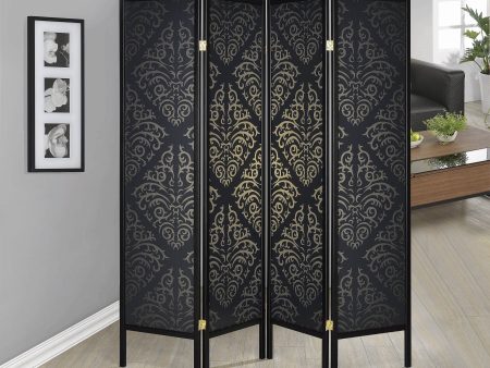 Transitional Black Screen Room Divider Hot on Sale