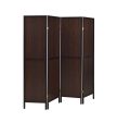 Rustic Grey Driftwood Four-Panel Screen Room Divider Online Sale