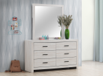 Marion 6-Drawer Dresser Coastal White Online Sale