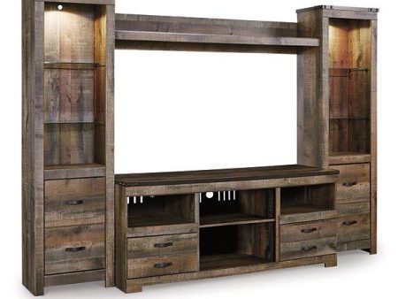 Trinell 4-Piece Entertainment Center Online now