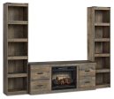 Trinell 3-Piece Entertainment Center with Electric Fireplace Fashion