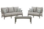 Visola Outdoor Sofa and Loveseat with Coffee Table For Cheap