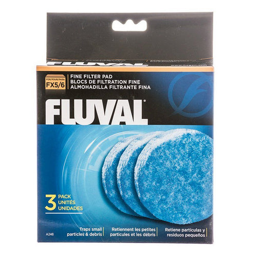 Fine FX5 6 Filter Pad 6.5  Diameter (3 Pack) by Fluval For Discount