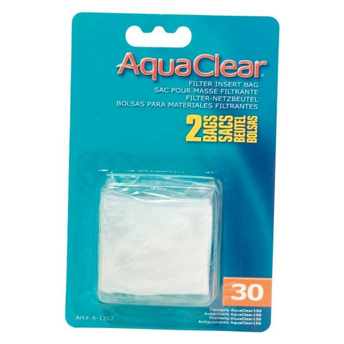 Filter Insert Nylon Media Bag 30 gallon - 2 count by AquaClear For Discount