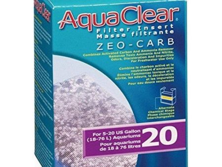 Filter Insert - Zeo-Carb 20 gallon - 1 count by AquaClear Sale