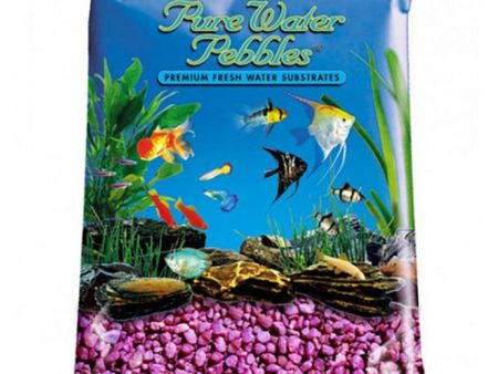 Aquarium Gravel - Neon Purple 5 lbs (3.1-6.3 mm Grain) by Pure Water Pebbles For Discount